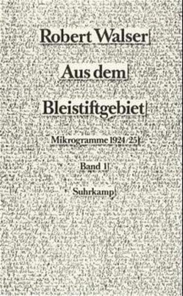 Aus dem Bleistiftgebiet. Mikrogramme aus den Jahren 1924–1933: 6 Bände in Kassette Classics