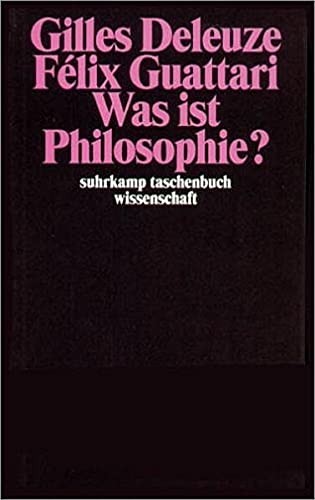 Was ist Philosophie? (Suhrkamp Taschenbücher Wissenschaft) Philosophy