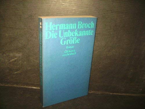 Die unbekannte Größe. Contemporary literature Books