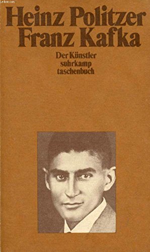 Franz Kafka D. Künstler. Gesamttitel: Suhrkamp-Taschenbücher; 433 Books
