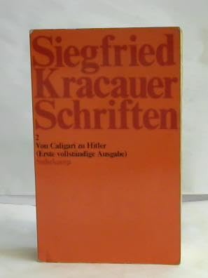 Von Caligari zu Hitler, Eine psychologische Geschichte des deutschen Films, Mit 64 Abb., Übersetzt von Ruth Baumgarten und Karsten Witte, Books