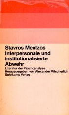 Interpersonale und institutionalisierte Abwehr Medicine