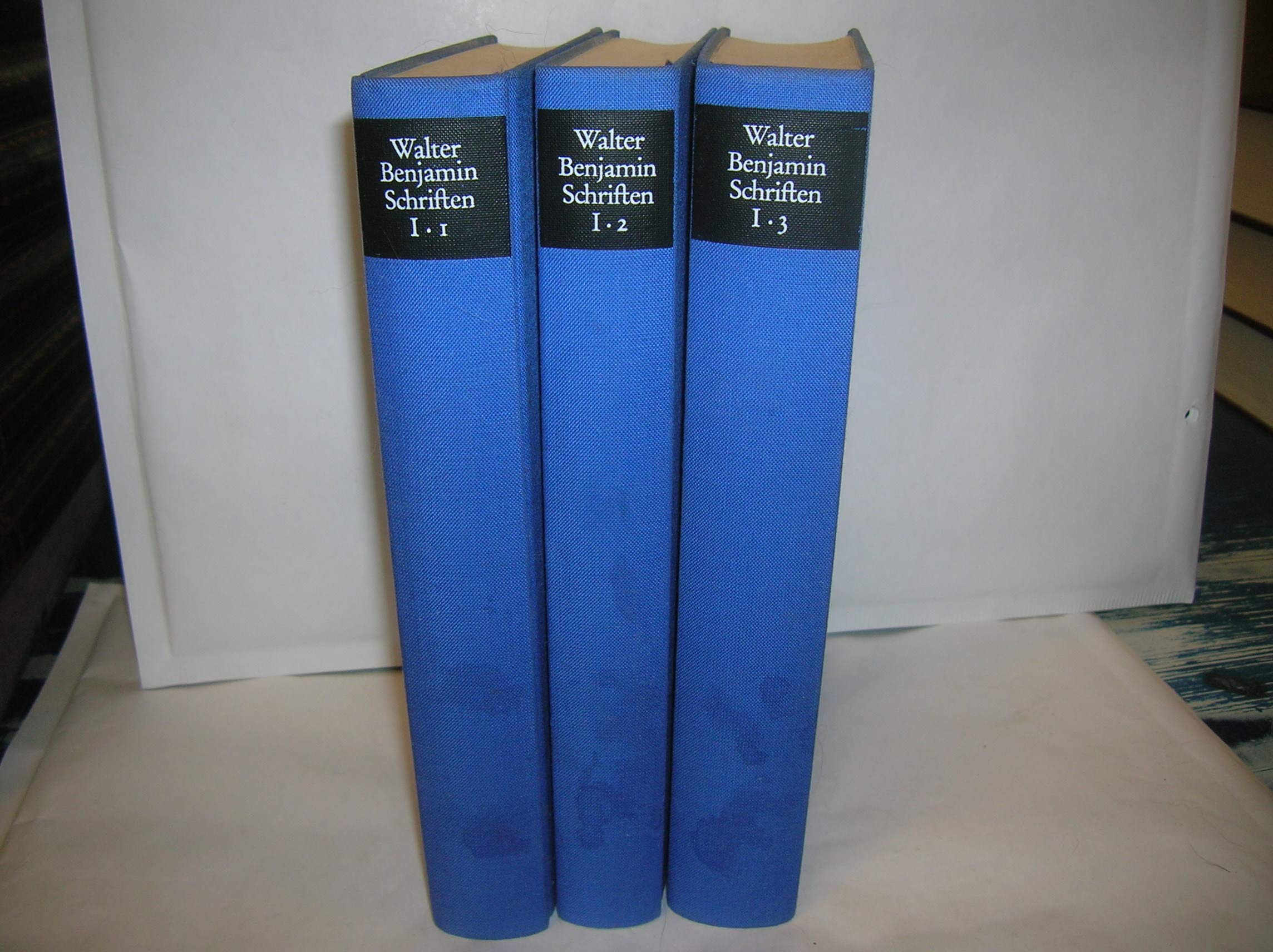 Gesammelte Schriften, Band I/1-3, Abhandlungen, Hg. Rolf Tiedemann & Hermann Schweppenhäuser, Books
