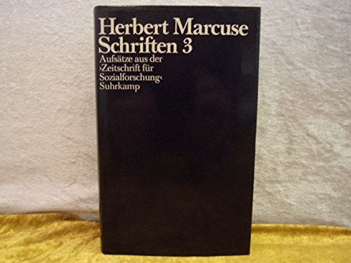 Schriften, 9 Bde. Ln, Bd.3, Aufsätze aus der 'Zeitschrift für Sozialforschung' Books