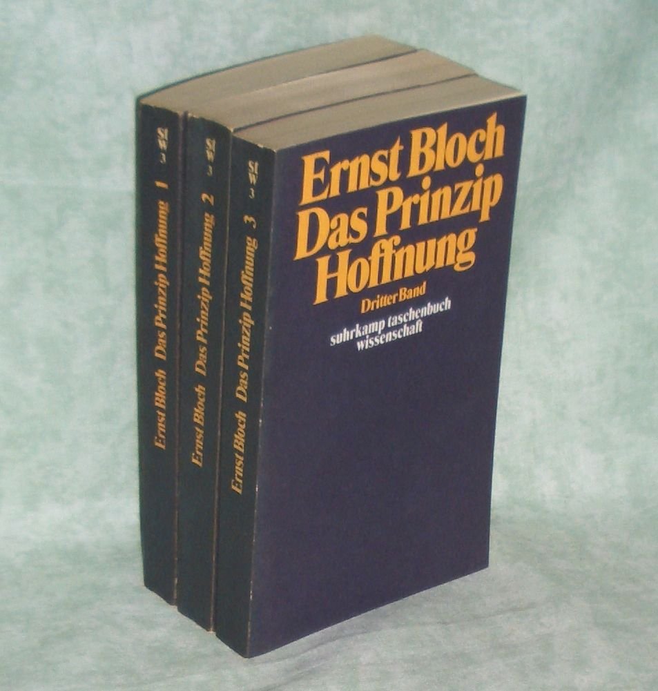 Das Prinzip Hoffnung. 3 Bände Philosophy Books