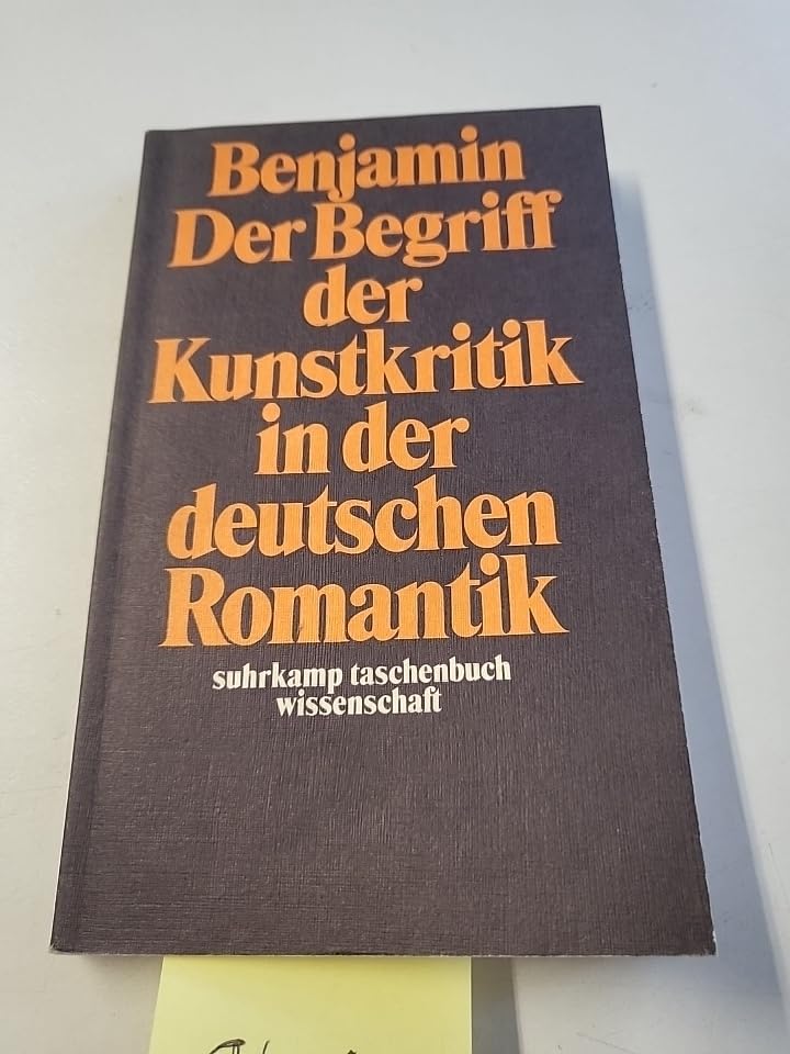 Product Image: Der Begriff der Kunstkritik in der deutschen Romantik