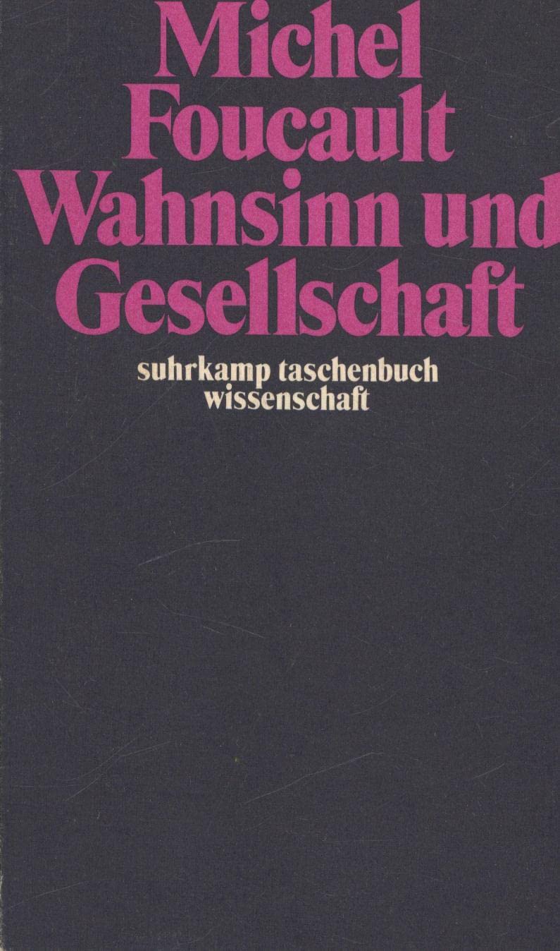 Wahnsinn und Gesellschaft. Eine Geschichte des Wahns im Zeitalter der Vernunft (stw 39) Social Sciences