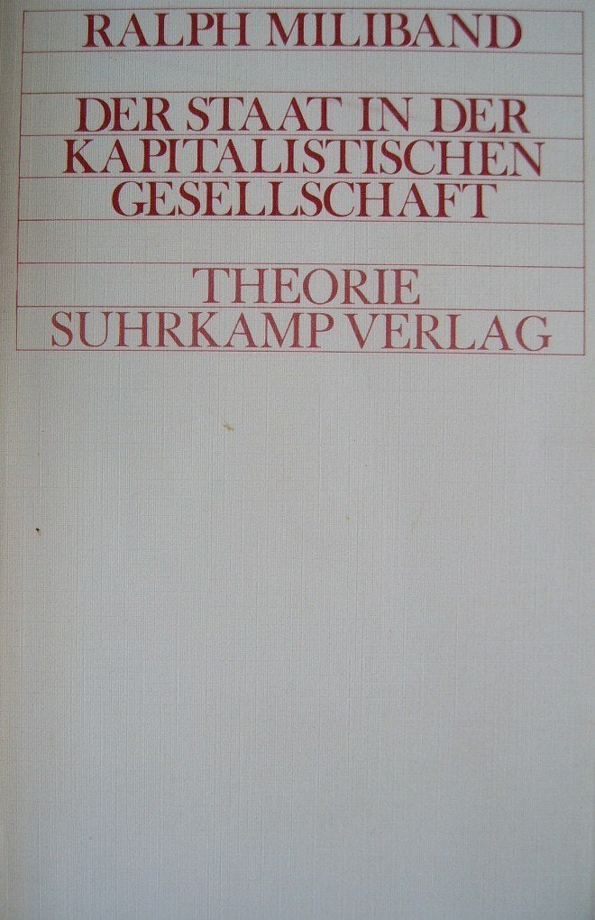 Der Staat in der kapitalistischen Gesellschaft Books