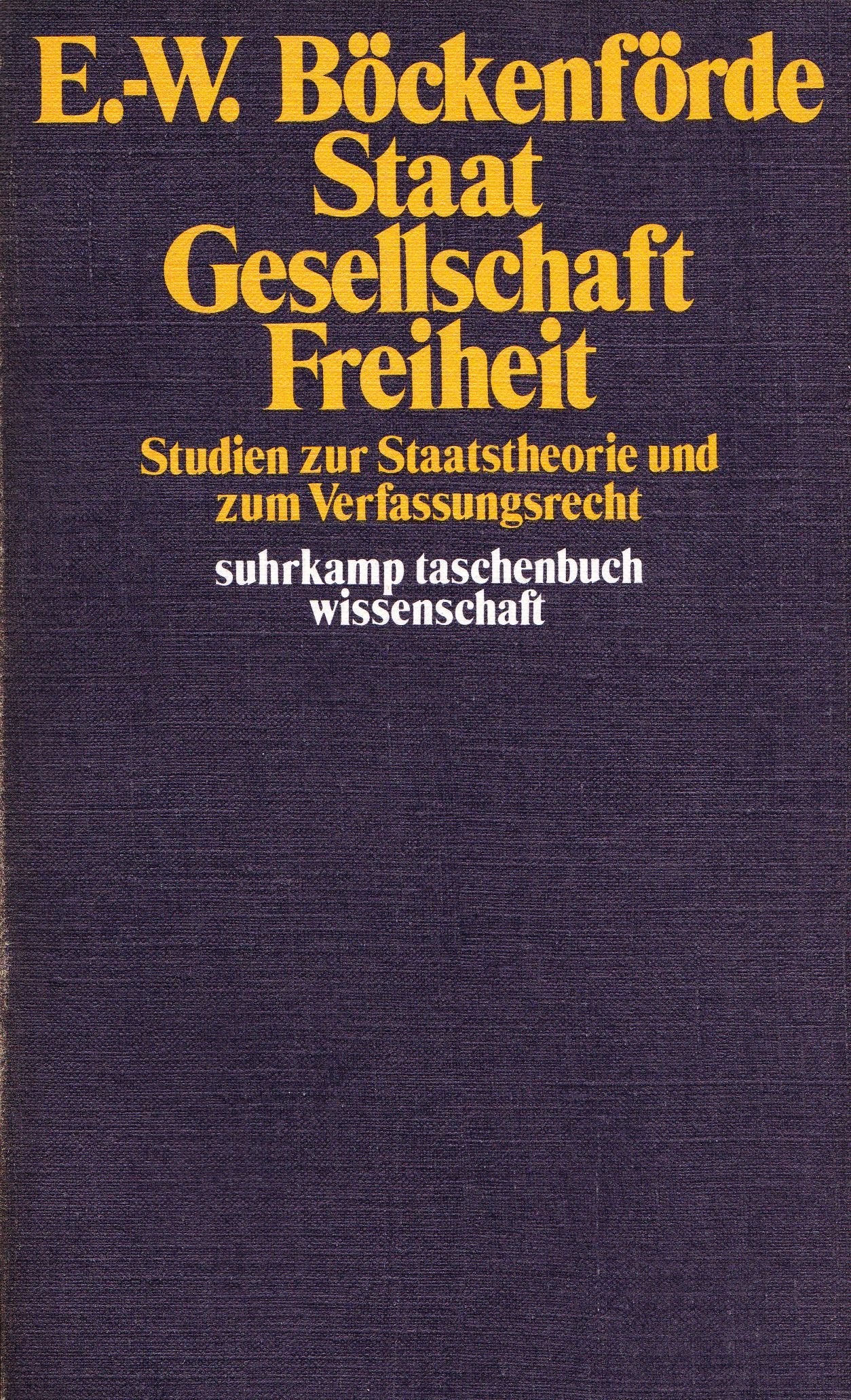 Staat, Gesellschaft, Freiheit Law