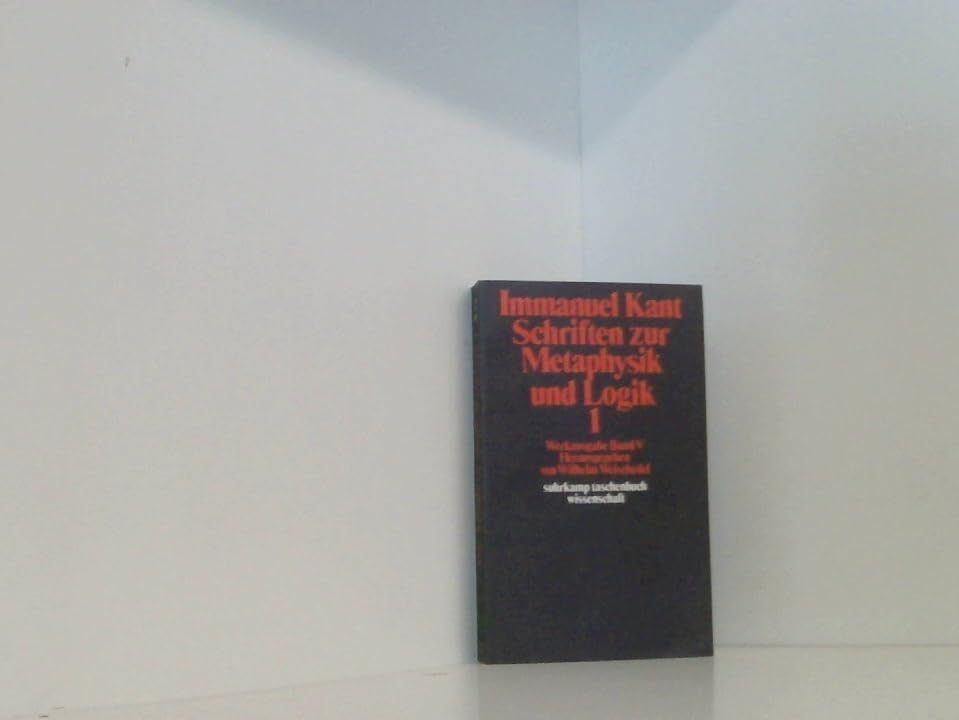Suhrkamp-Taschenbücher Wissenschaft ; 188 Bd. 5., Schriften zur Metaphysik und Logik. - 1 Books