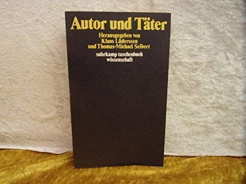 Product Image: Autor und Täter.