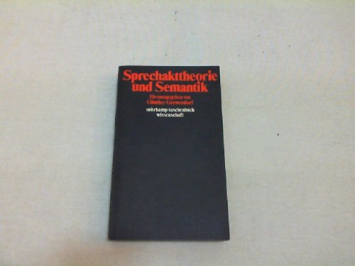 Sprechakttheorie und Semantik Professional & Reference Books