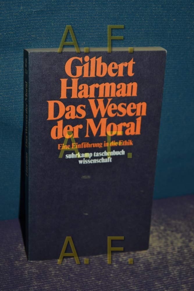 Das Wesen der Moral Philosophy Books