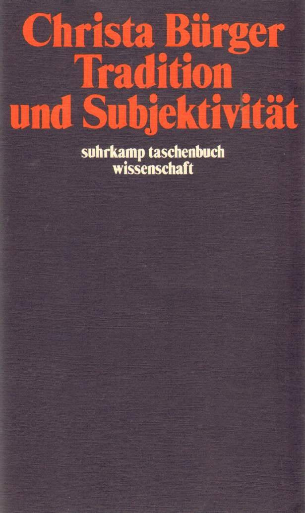 Tradition und Subjektivität Books