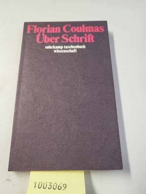 Über Schrift. Books