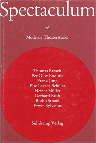 Spectaculum 26: Acht moderne Theaterstücke Contemporary literature