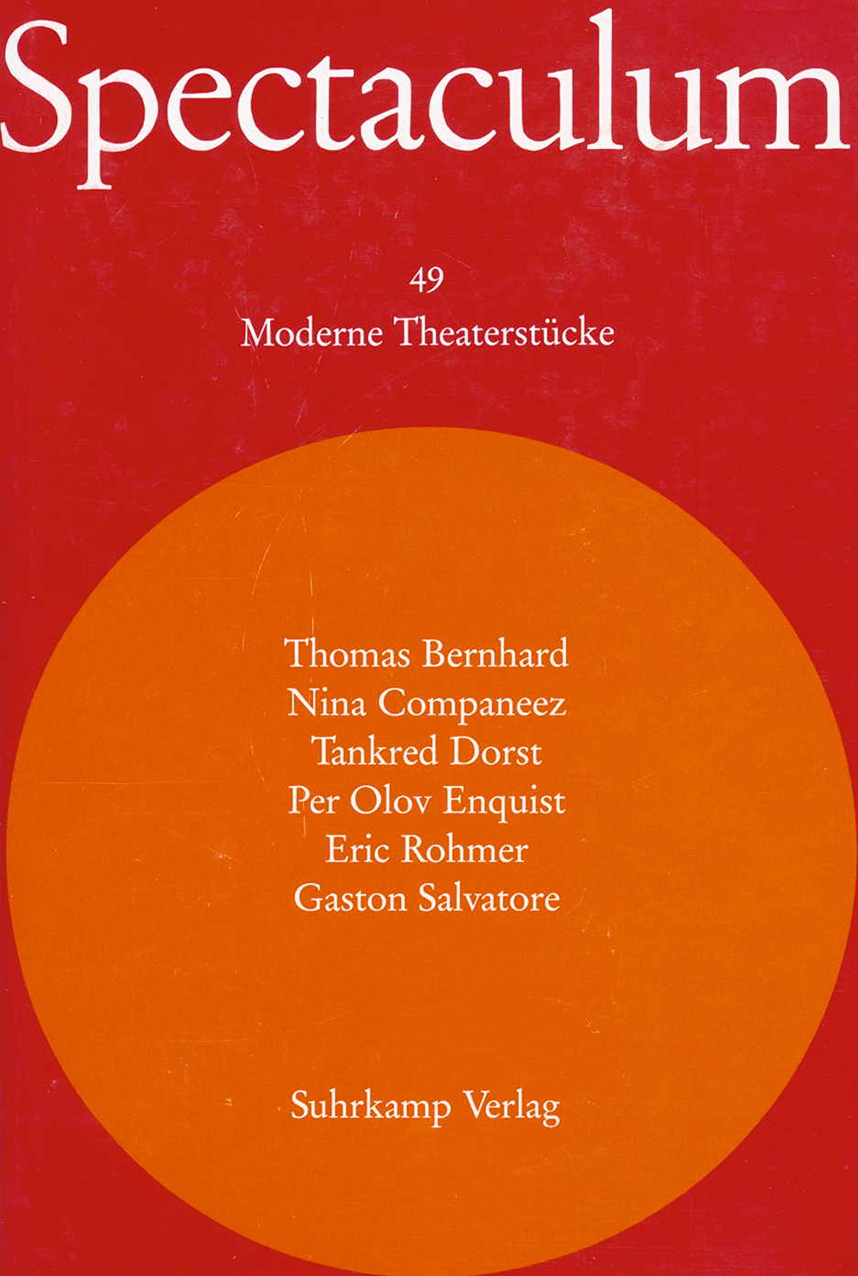 Spectaculum 49 Contemporary literature Books