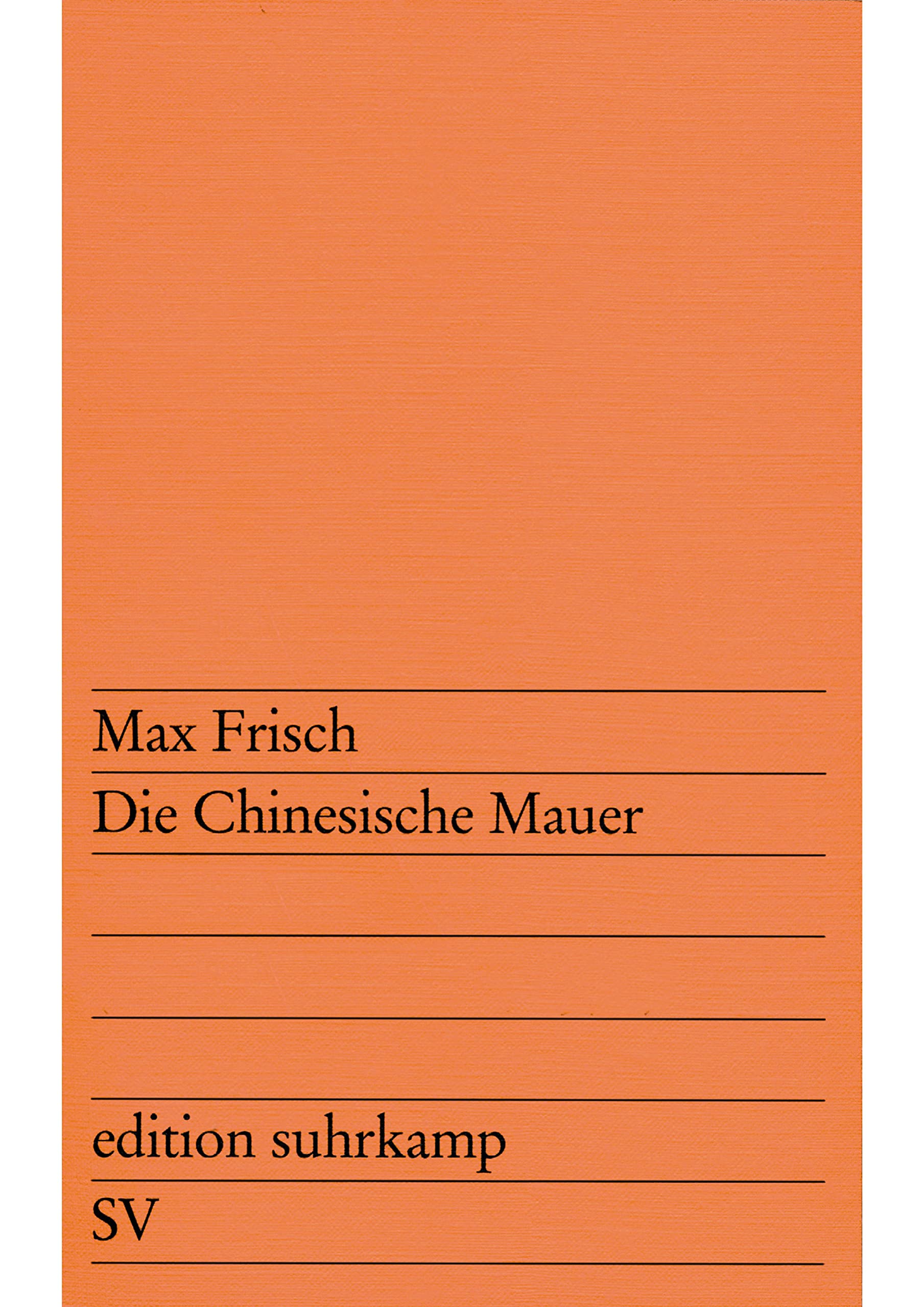 Die chinesische Mauer Drama