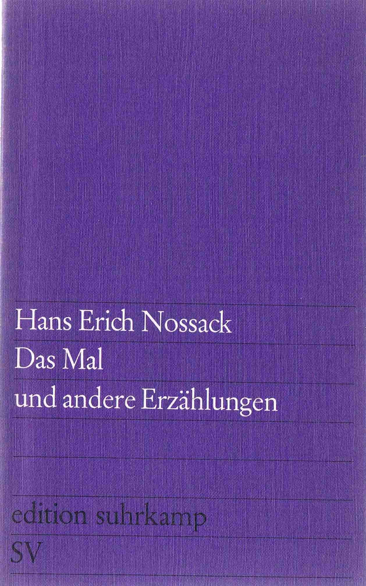 Das Mal und andere Erzählungen. Books