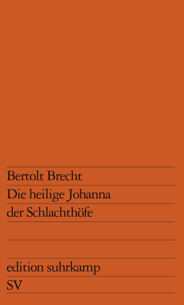 Die heilige Johanna der Schlachthöfe Drama