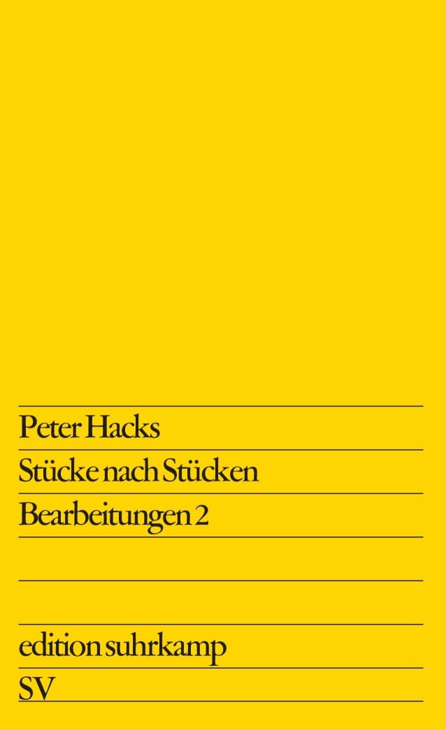 Stücke nach Stücken Contemporary literature Books