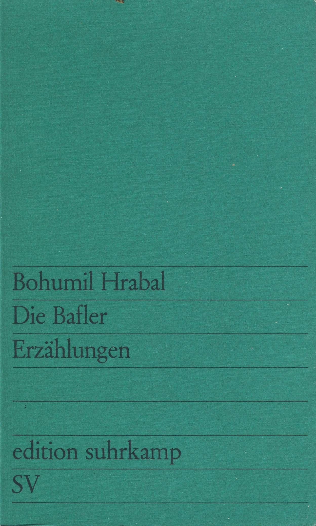 Die Bafler: Erzählungen (edition suhrkamp) Contemporary literature