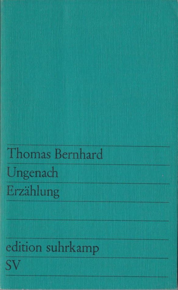 Product Image: Ungenach: Erzählung (edition suhrkamp)