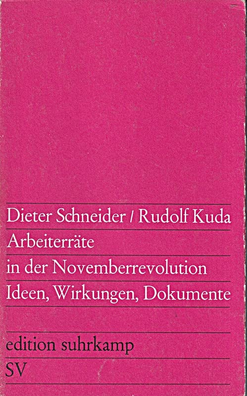 Arbeiterräte in der Novemberrevolution. Books
