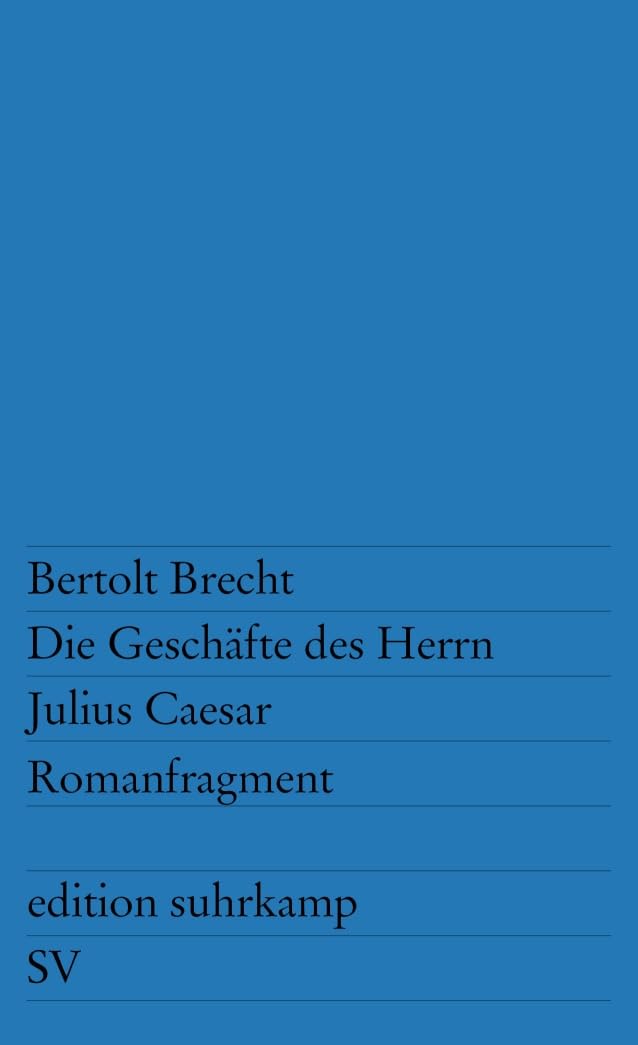 Die Geschäfte des Herrn Julius Caesar Contemporary literature Books
