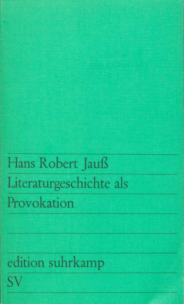 Literaturgeschichte als Provokation Contemporary literature