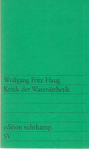Kritik der Warenästhetik Business & Technology Books