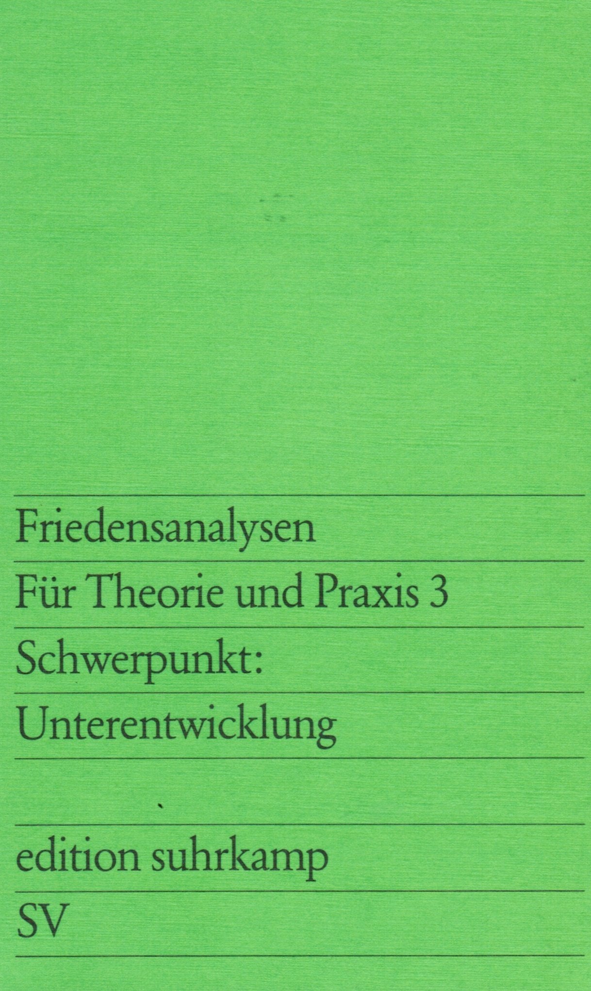 Friedensanalysen für Theorie und Praxis Politics & History