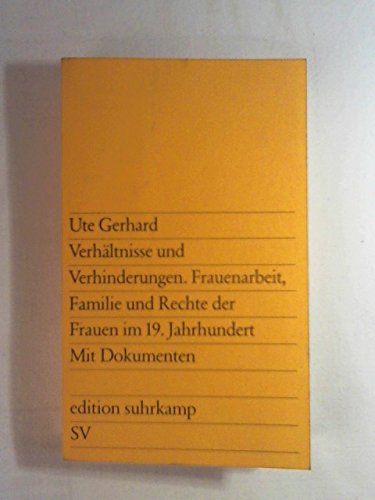 Verhältnisse und Verhinderungen. Frauenarbeit, Familie und Rechte der Frauen im 19.Jahrundert Legal advice