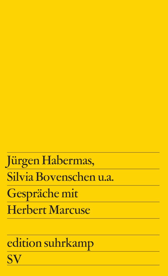 Gespräche mit Herbert Marcuse Philosophy