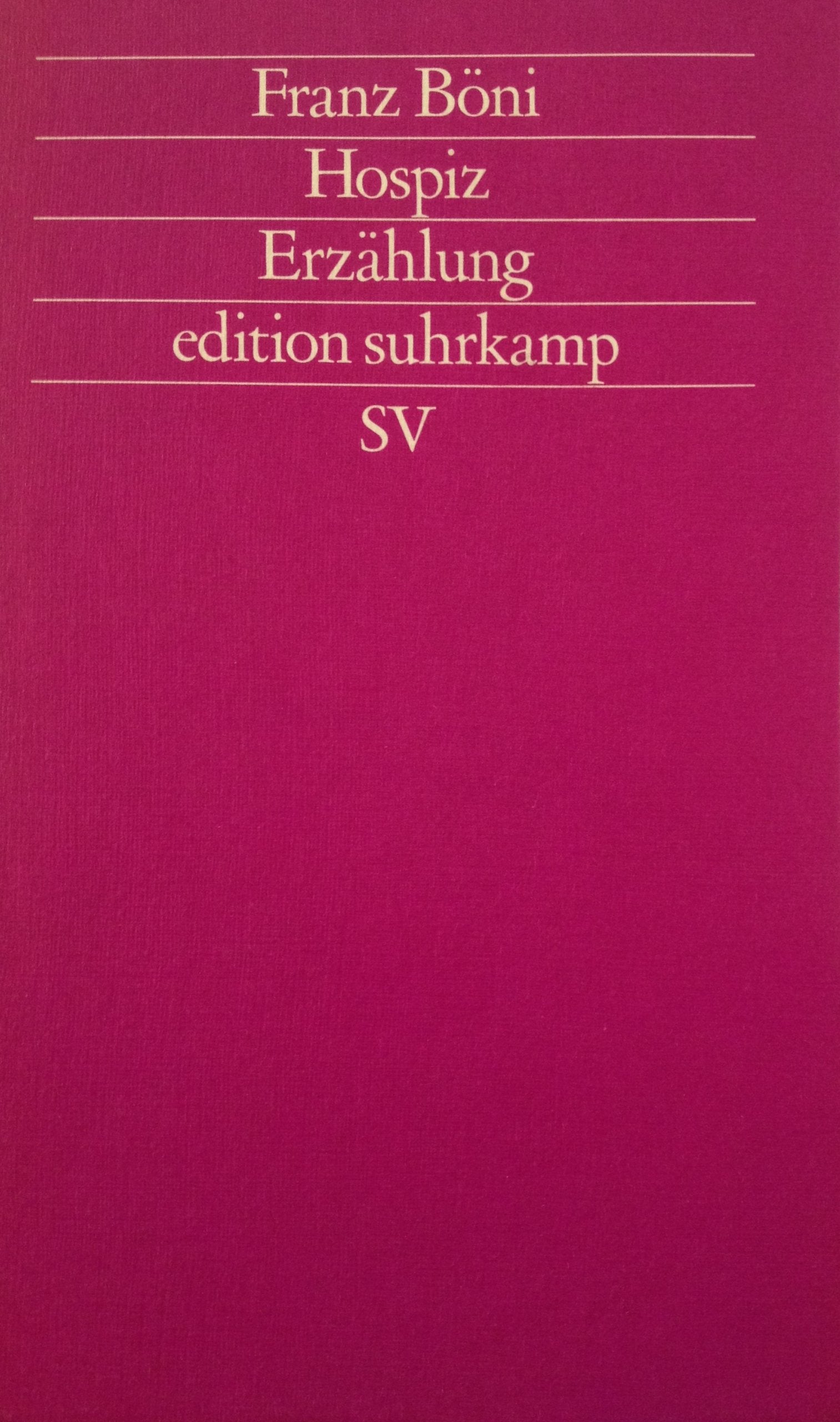 Hospiz. Erzählung. Books
