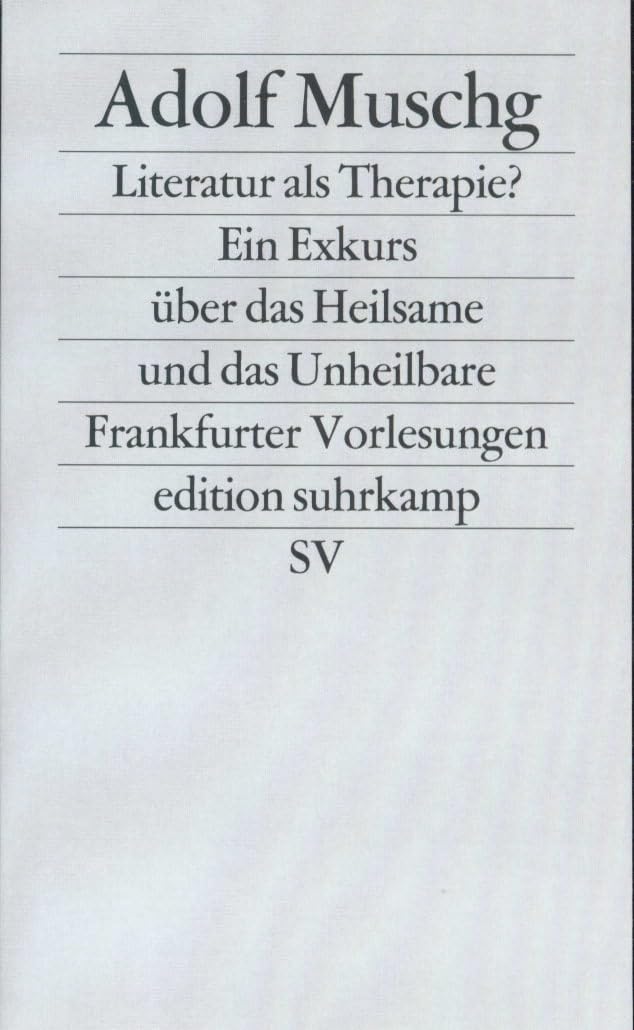 Literatur als Therapie? Contemporary literature
