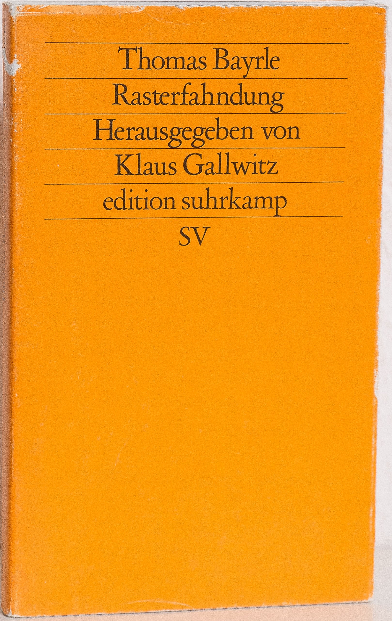Rasterfahndung. Film, Art & Culture