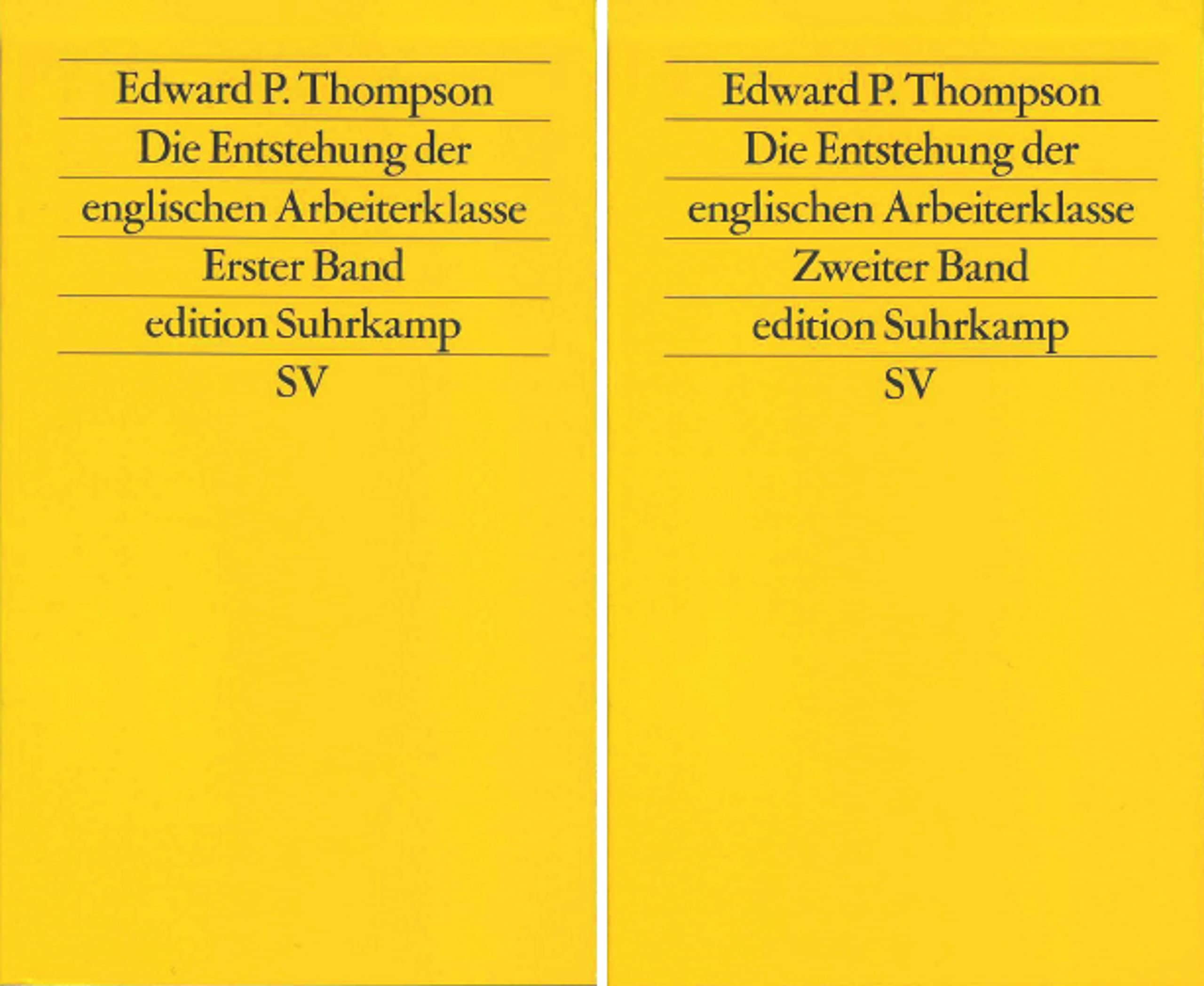 Die Entstehung der englischen Arbeiterklasse: (2 Bde.). Aus dem Englischen von Lotte Eidenbenz, Mathias Eidenbenz, Christoph Groffy, Thomas ... Ray Mary Rosdale (edition suhrkamp) Law