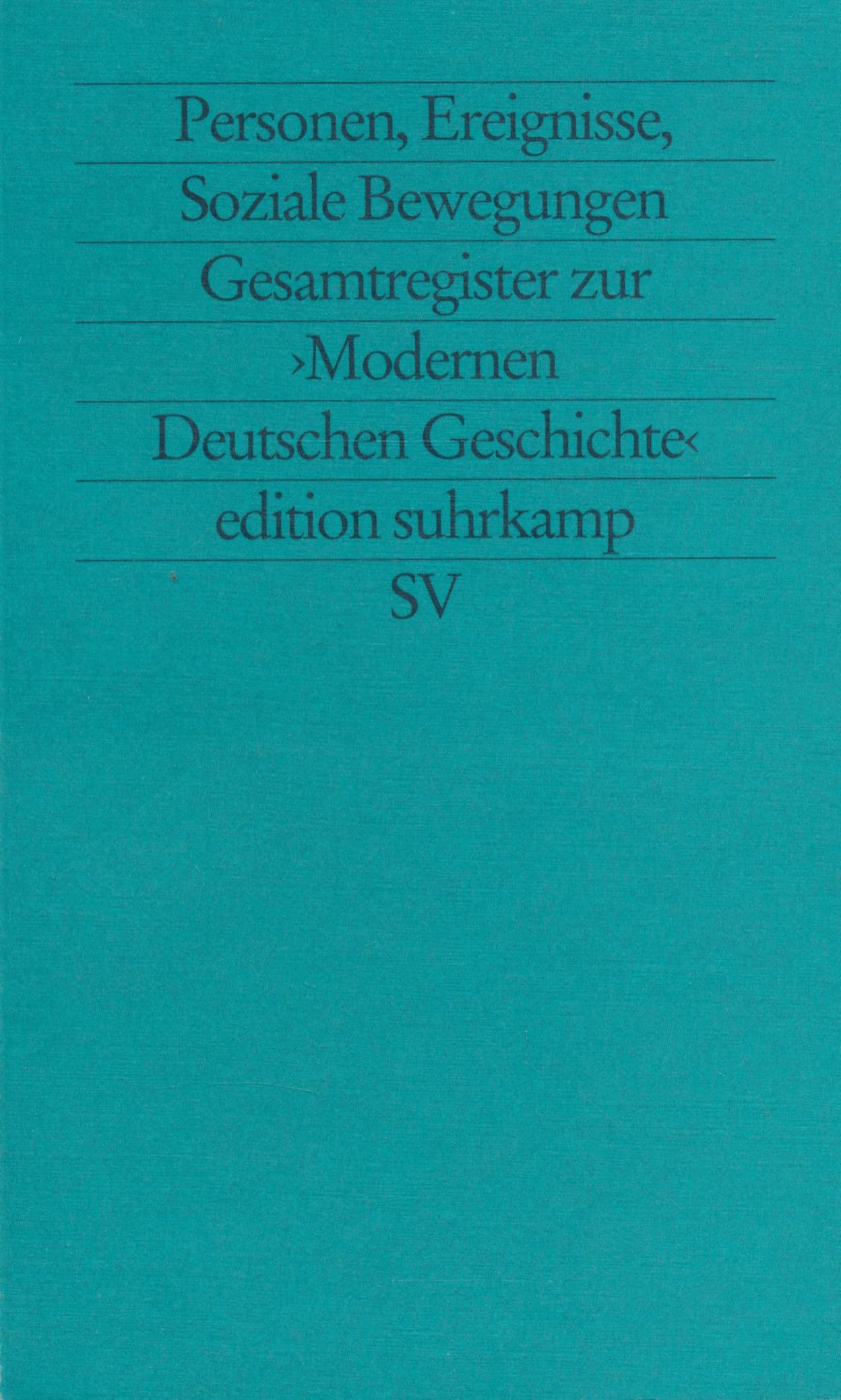 Moderne Deutsche Geschichte (MDG): Von der Reformation bis zur Wiedervereinigung Politics & History