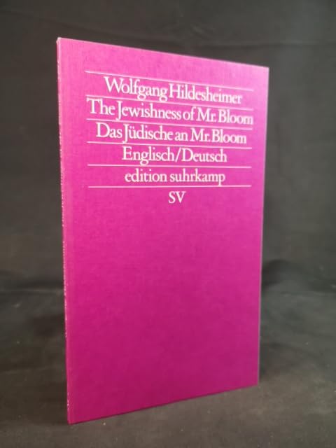 The Jewishness of Mr. Bloom - Das Jüdische an Mister Bloom. Englisch/ Deutsch. (edition suhrkamp) Books