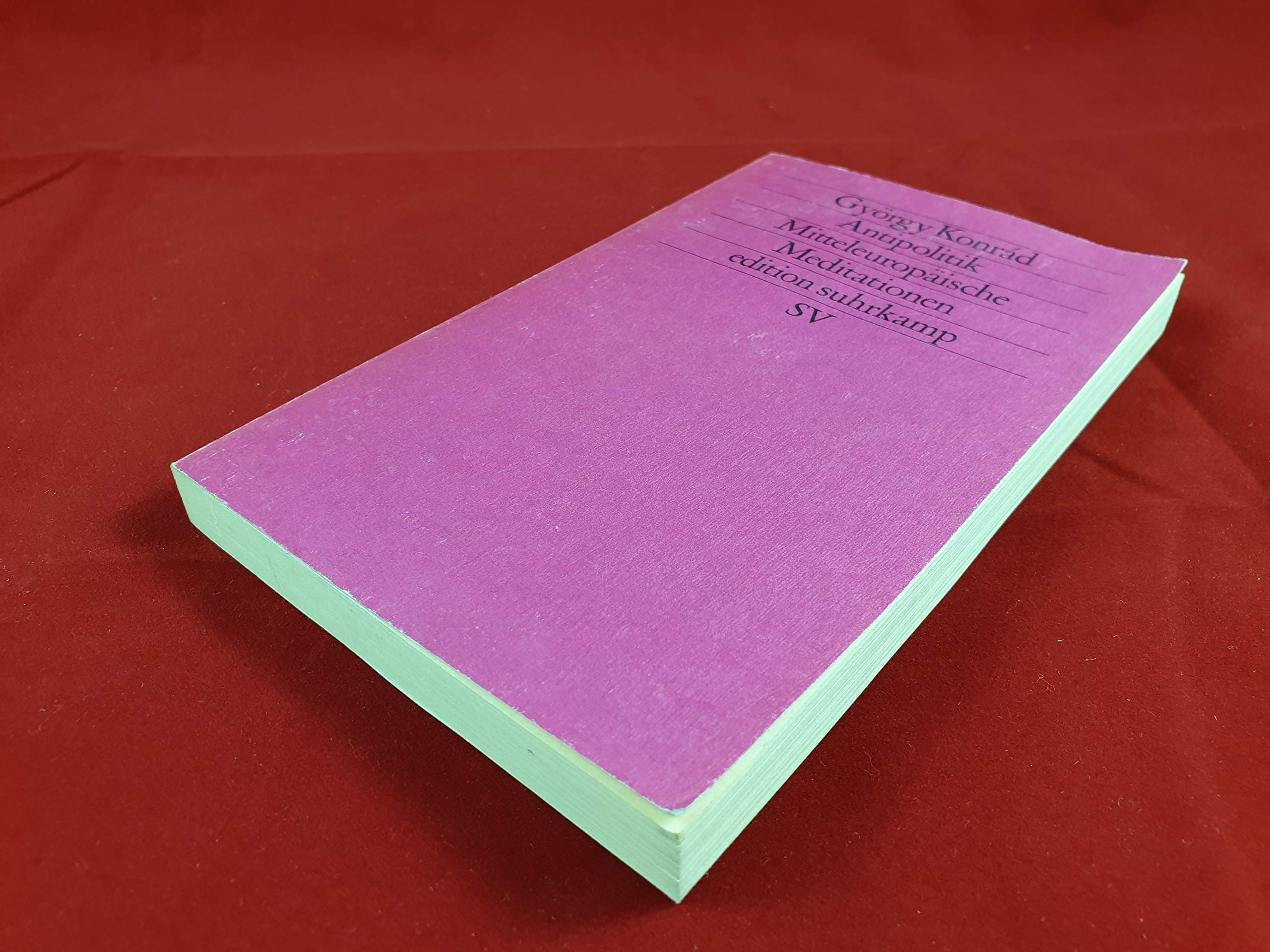 Antipolitik Mitteleuropäische Meditationen Essays & Short Stories