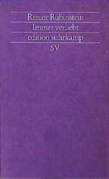 Product Image: Immer verliebt (edition suhrkamp)