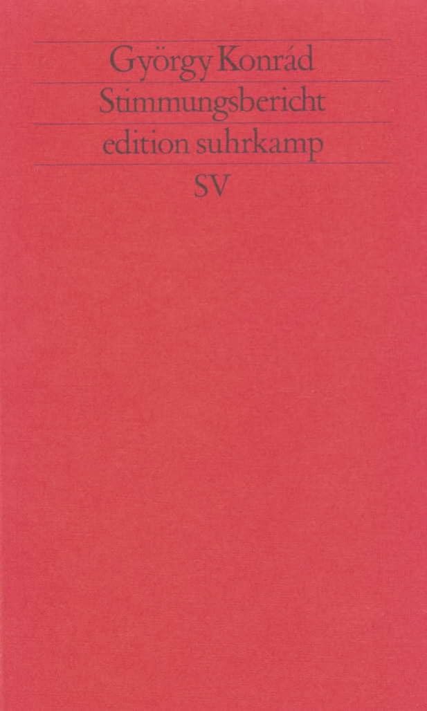 Stimmungsbericht (edition suhrkamp) Social Sciences