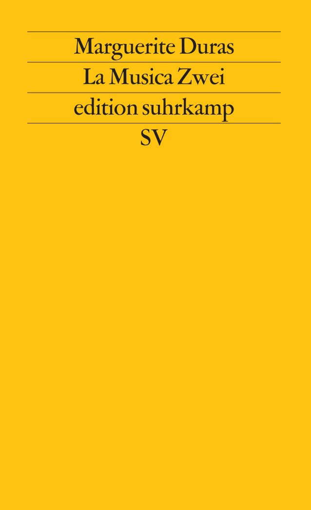 La Musica Zwei: Theaterstück (edition suhrkamp) Contemporary literature