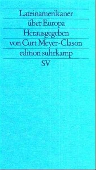Lateinamerikaner über Europa (edition suhrkamp) Law