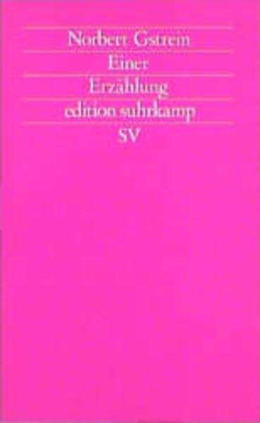 Product Image: Einer: Erzählung (edition suhrkamp)