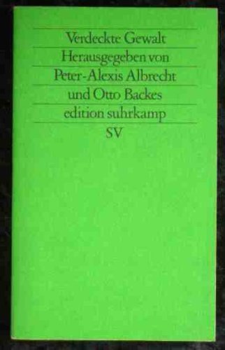 Product Image: Verdeckte Gewalt (edition suhrkamp)