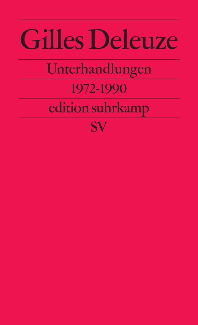Unterhandlungen Philosophy Books