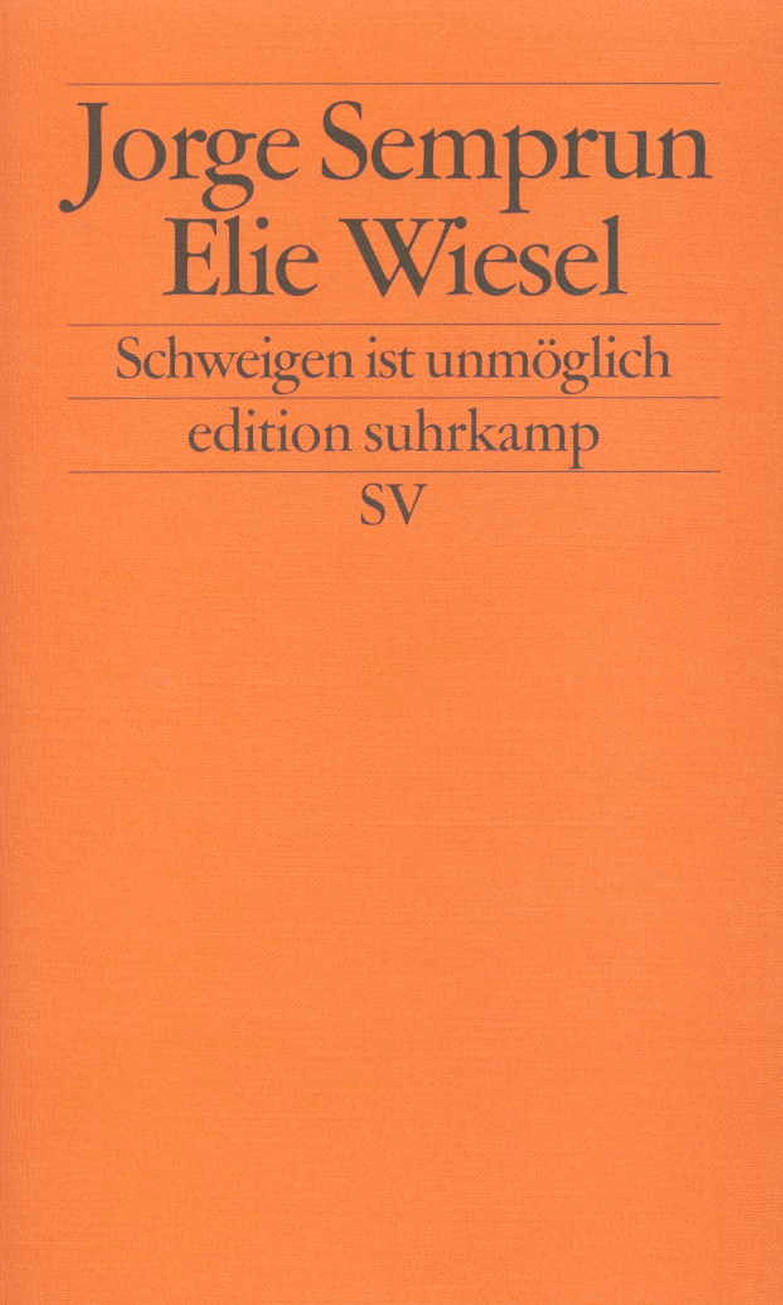 Product Image: Schweigen ist unmöglich