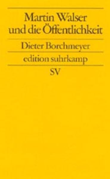 Martin Walser und die Öffentlichkeit Social Sciences
